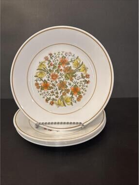 Set Of 5 Vintage Corelle INDIAN SUMMER 8.5" Luncheon Salad Plates
